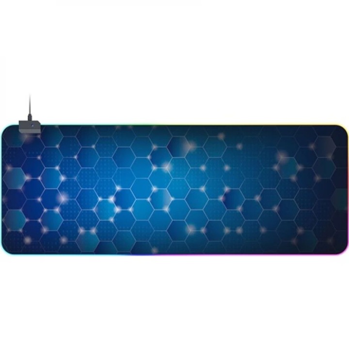 iMice egerpad, PD-07, RGB, kék, 800x300x4mm