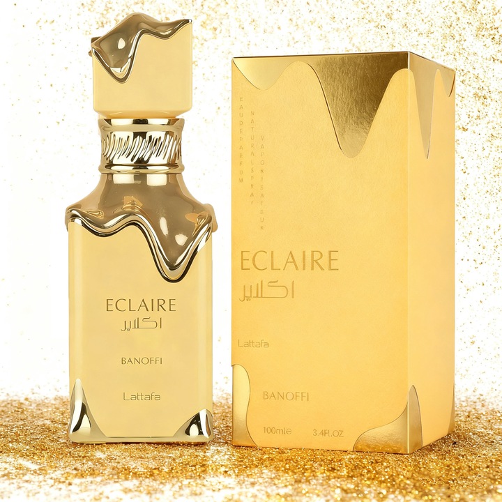 Lattafa Eclaire Banoffi Eau de Parfum, 100 ml Eau de Parfum, hosszan tartó, unisex