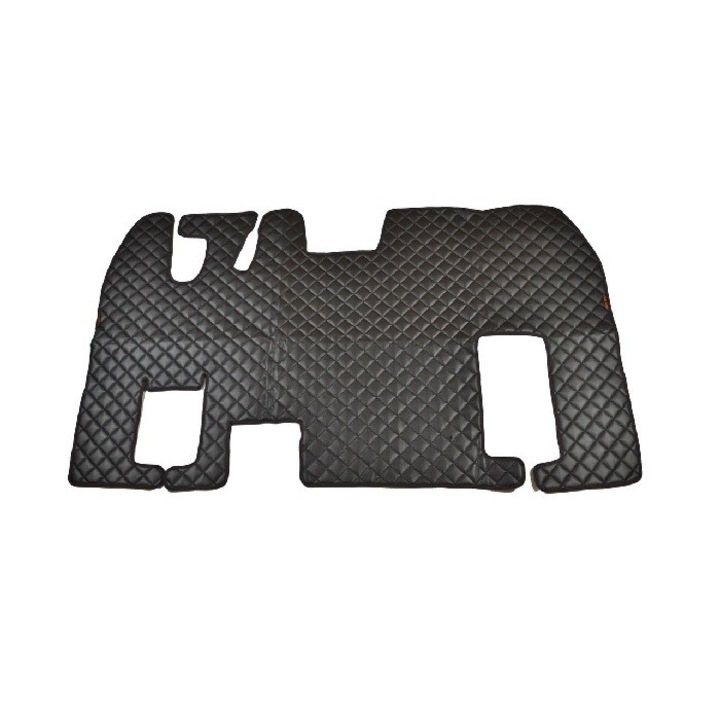 Кожени стелки за Renault Magnum с автоматични скорости, черни