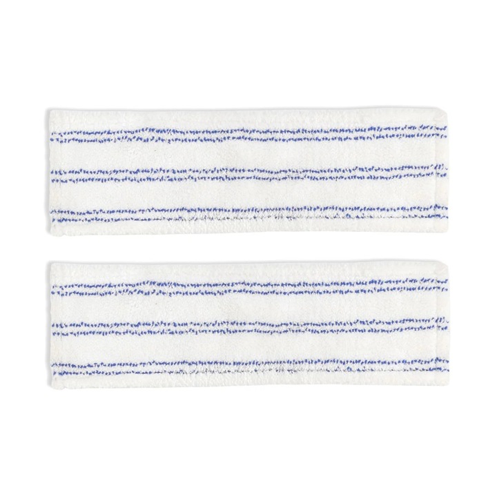 Set 2 carpe de curățat din microfibra, Orange Donkey, reutilizabile, cu Velcro