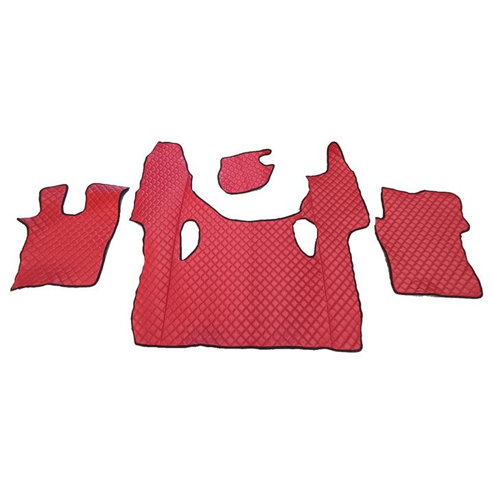 Bőr szőnyegek SCANIA G NEXTGEN (2017.01-), automata, műbőr, piros