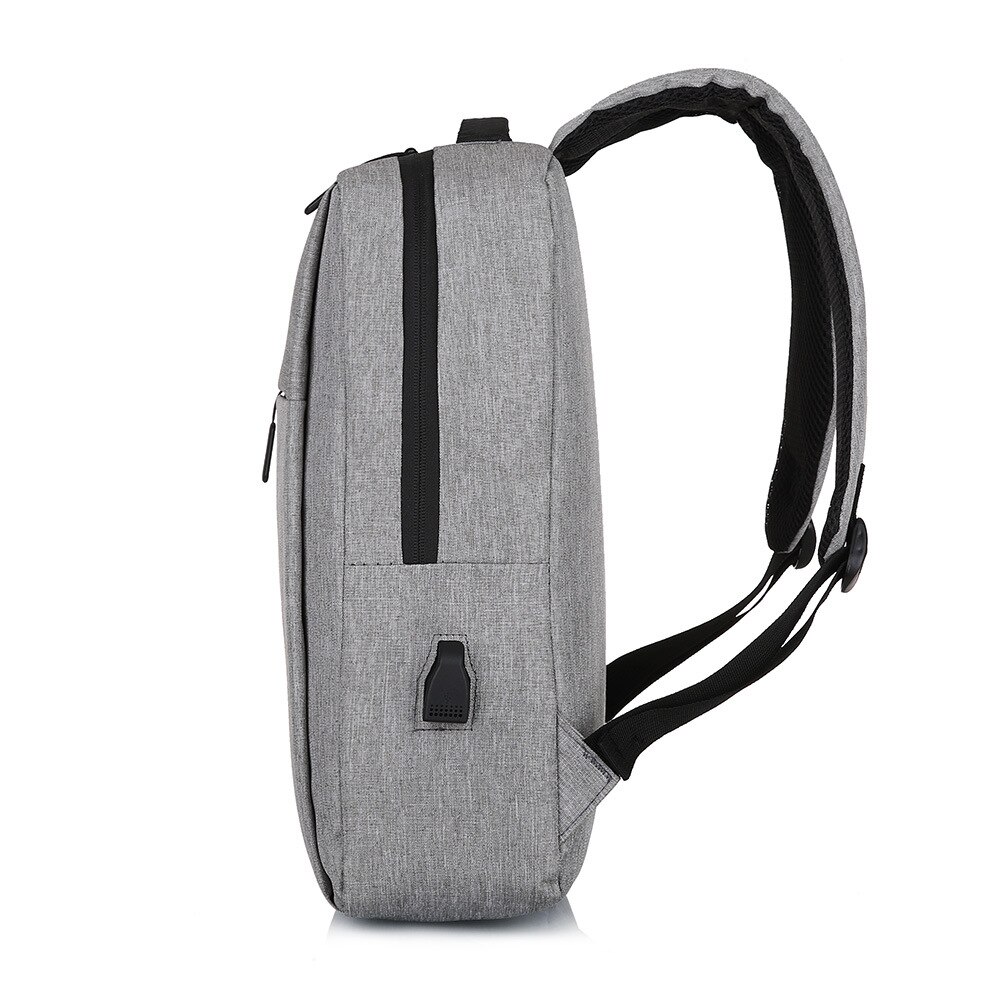Rucsac laptop, impermeabil, compartiment pentru laptop 15 inch, gri