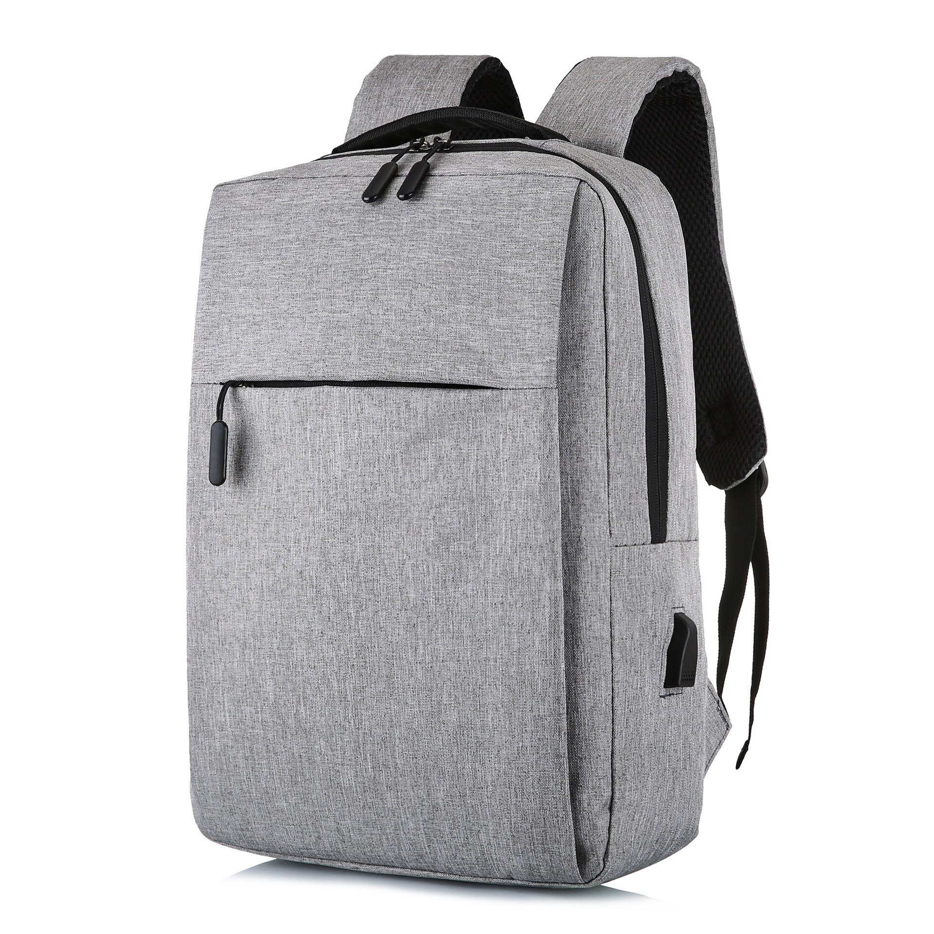 Rucsac laptop, impermeabil, compartiment pentru laptop 15 inch, gri