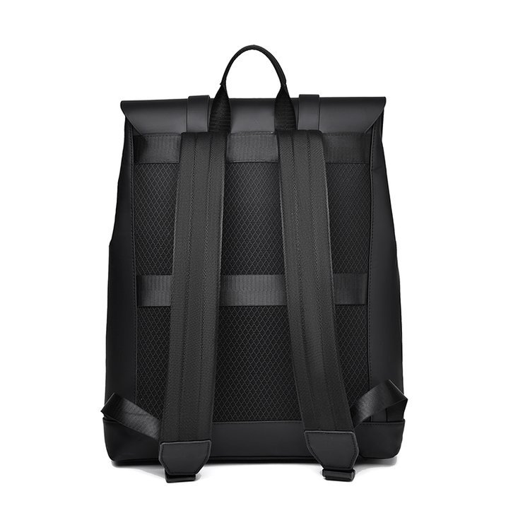 Rucsac laptop, design multi-compartiment, cu curea pentru bagaje, negru, 15.6 inch