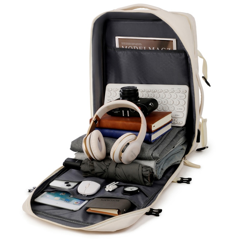 Rucsac de calatorie unisex pentru laptop, capacitate mare, impermeabil, 15.6 inch, 1.4 kg