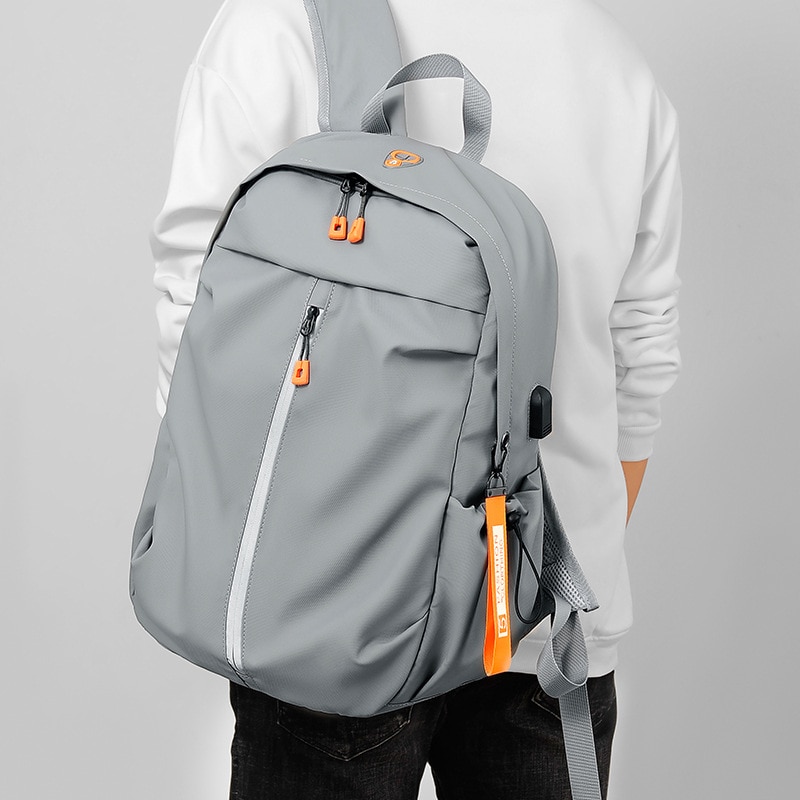 Rucsac laptop, gri, 16 inch, 4 compartimente, design portabil