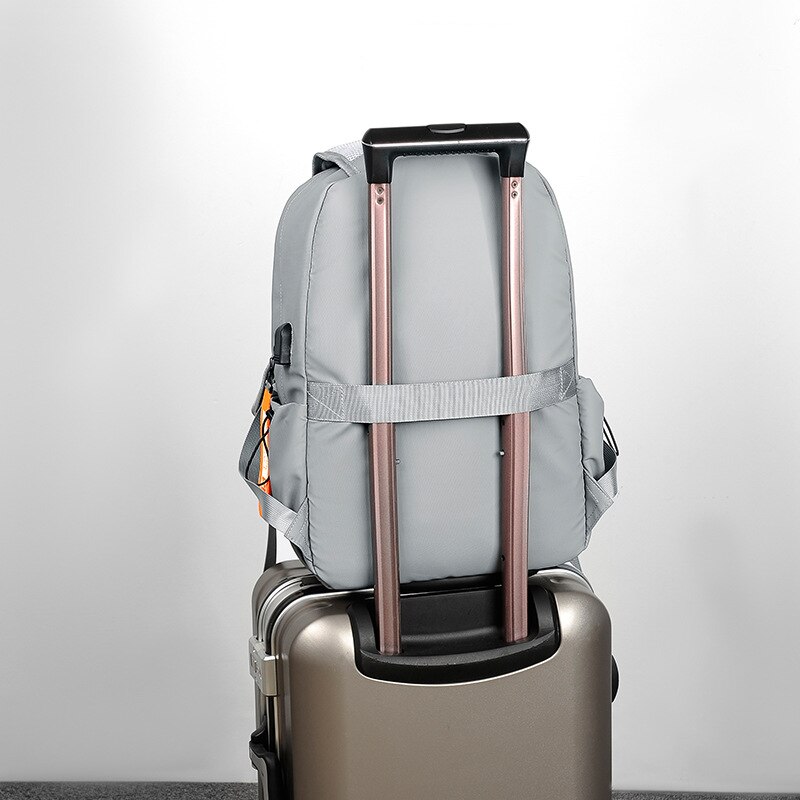 Rucsac laptop, gri, 16 inch, 4 compartimente, design portabil
