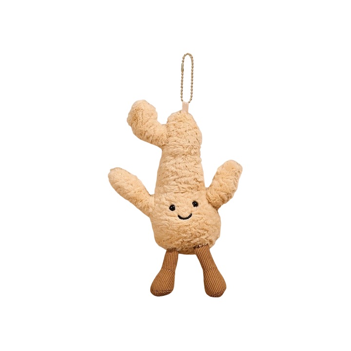 Breloc de plus, ghimbir, 20cm