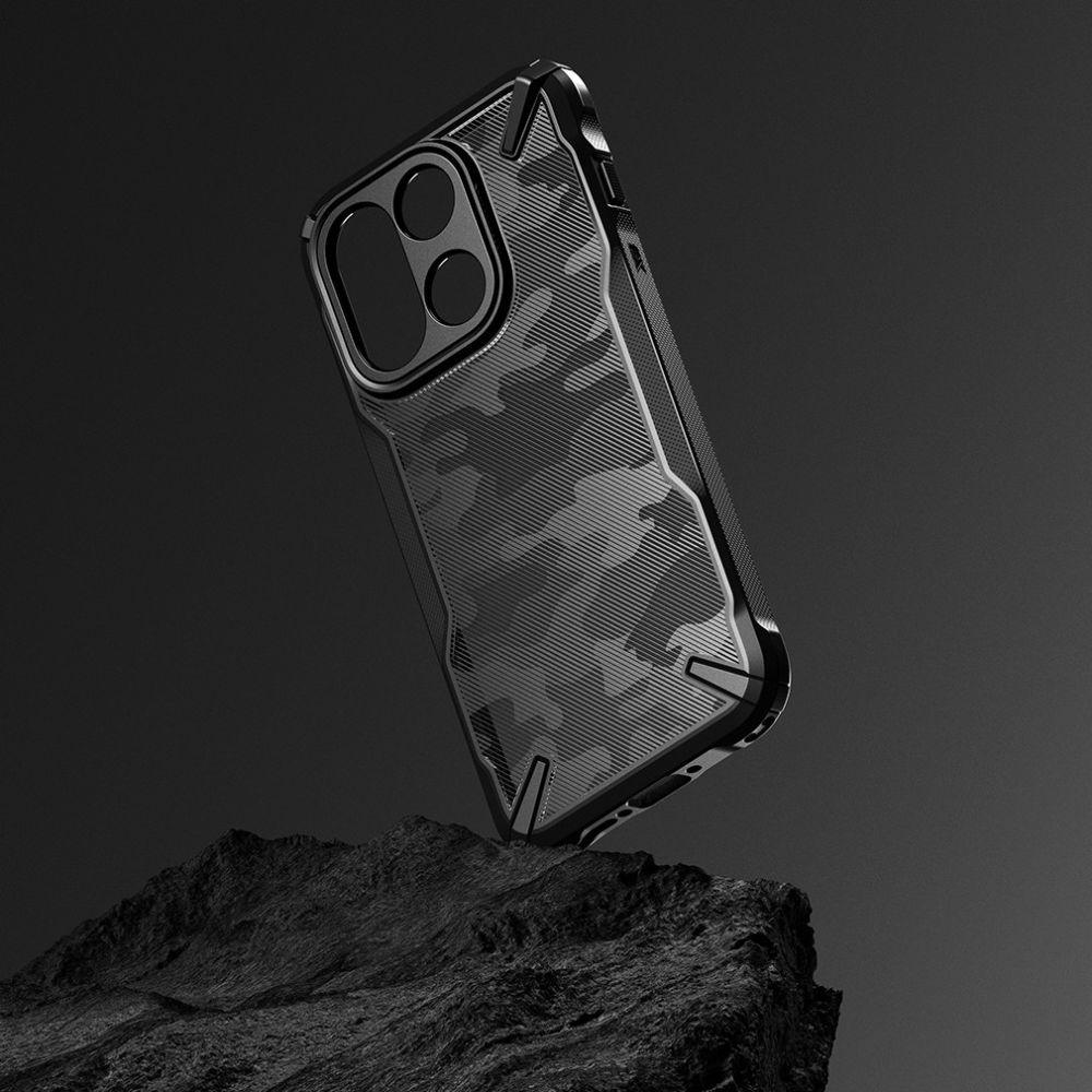 Carcasa Ringke Fusion X compatibila cu OnePlus 15, Camo Black