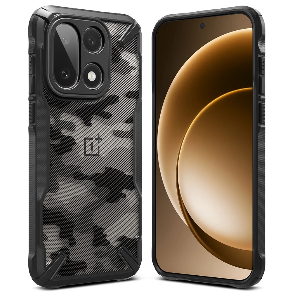 Carcasa Ringke Fusion X compatibila cu OnePlus 15, Camo Black