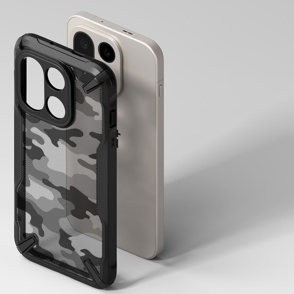 Carcasa Ringke Fusion X compatibila cu OnePlus 15, Camo Black