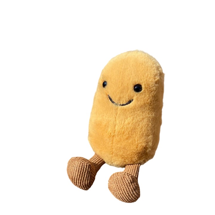 Figurine jucarii de plus, set, 13cm, paine si prajituri, margele distractive