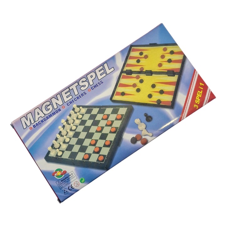 Joc de șah OFISS, 3+1, Magnetic, Pliabil