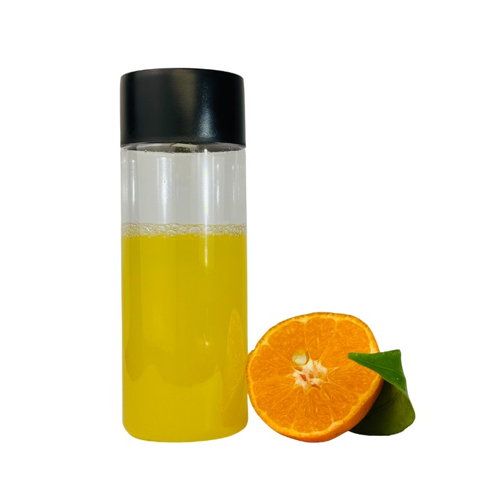 Sticla pentru apa cilindrica 300 ml, din plastic transparent, cu capac cu filet – ideala pentru apa, sucuri sau smoothie