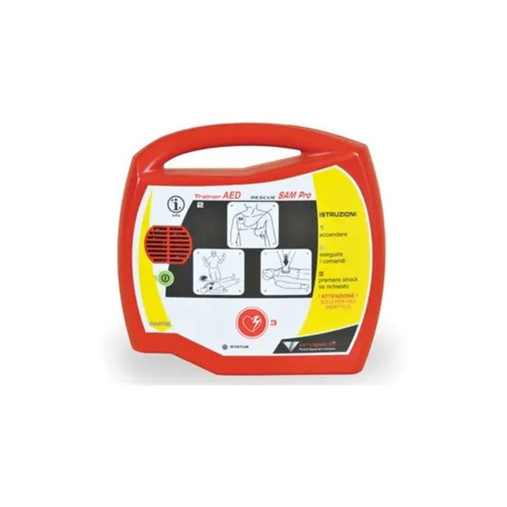 Defibrilator de Training Golden Protect RESCUE SAM, simulare realista, telecomanda, set complet