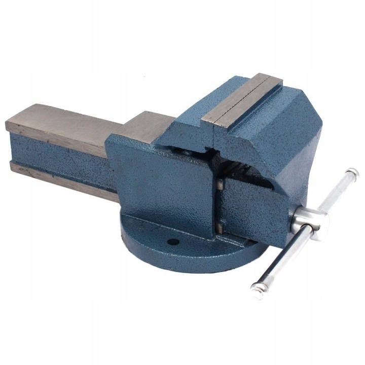 Menghină banc, XL-Tools, 100mm, corp din fontă, falci din oțel calit, albastru