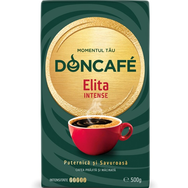 Doncafe Elita Intense, Cafea macinata, 500 g