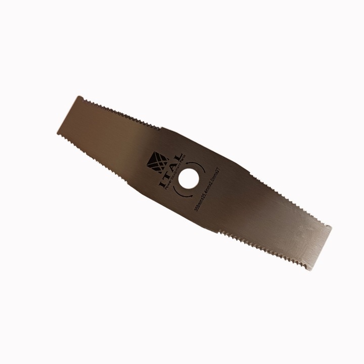 Disc (cutit) zimtat motocoasa ITAL pt.iarba, 350mm, 2 aripi