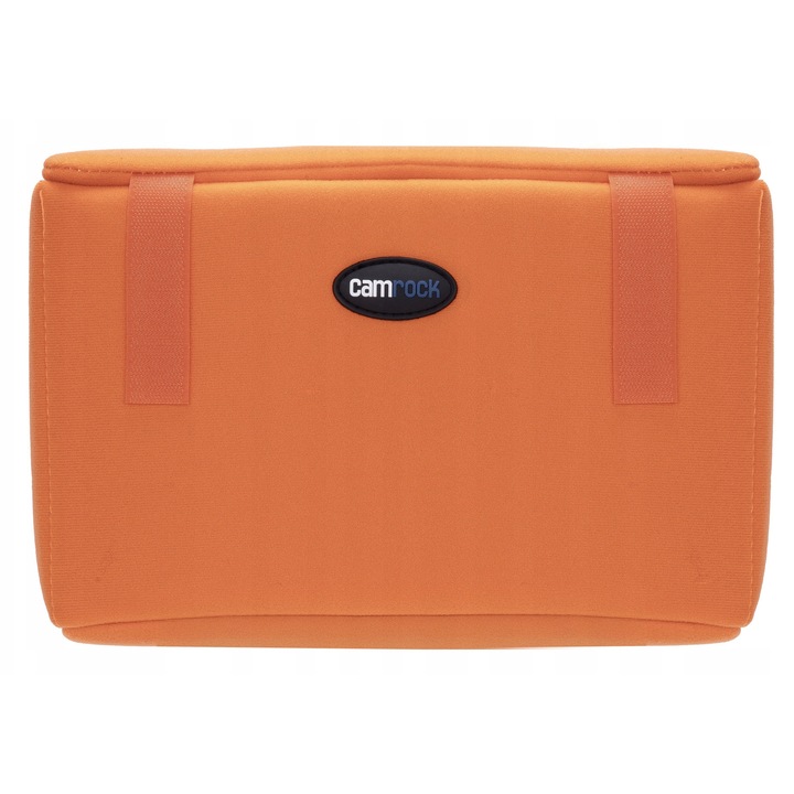 Insert foto Camrock Cube 70, portocalie, 29x14x19cm, protectie si organizare echipament foto