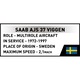 Конструктор Cobi Saab AJS 37 Viggen, 911 части