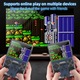 Преносима конзола за игри Poisoon R40S PRO, 30000+ игри, 3.5-инчов IPS екран, 256GB TF карта, 3800mAh батерия, 10 часа автономност, 3D джойстици, Type-C, Безжичен мултиплейър, Видео/Аудио изход, Прозрачно сиво