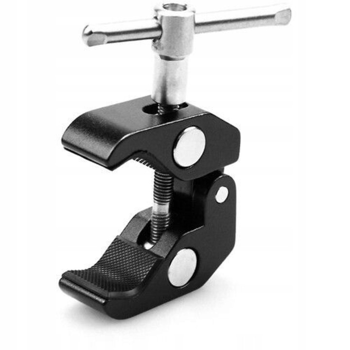 Gimbal stabilizátor SmallRig 3144, Super Clamp készlet Magic Arm-mal, csőre rögzítés 15-40mm, 360 fokos forgatás, 2 fogantyú