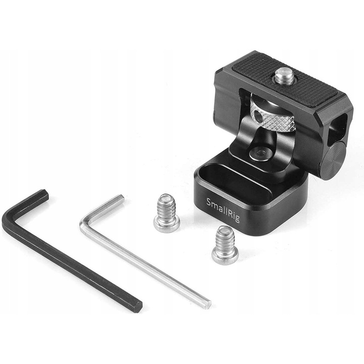 SmallRig 2294 monitor tartó, fekete, dönthető és forgatható, 46x41.4x38mm, 68g