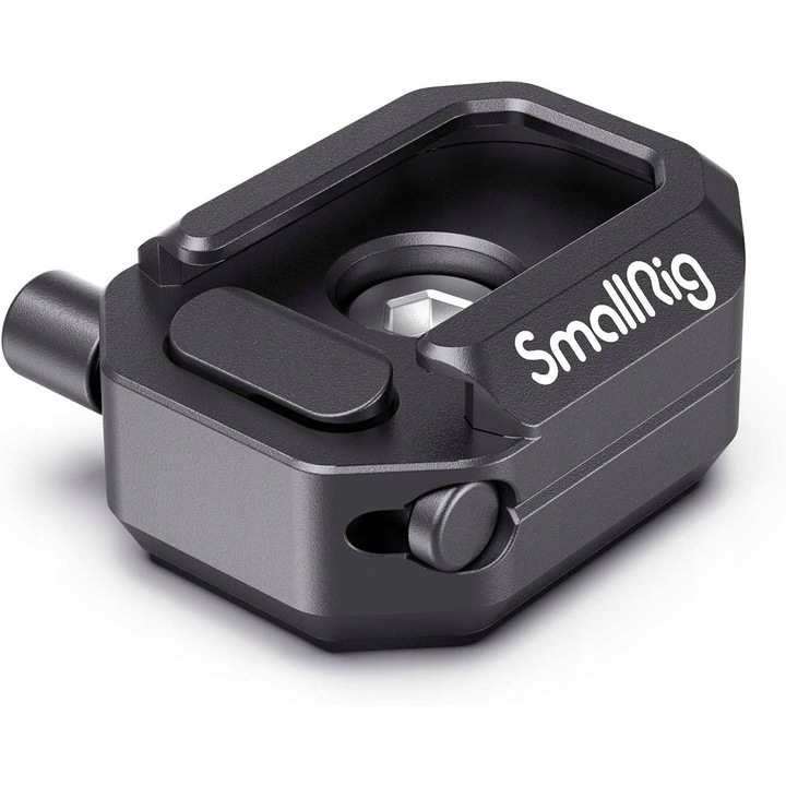 Univerzális rögzítő biztonsági zárral, SmallRig, Gimbal Stabilizátor, Fekete, 1/4"-20