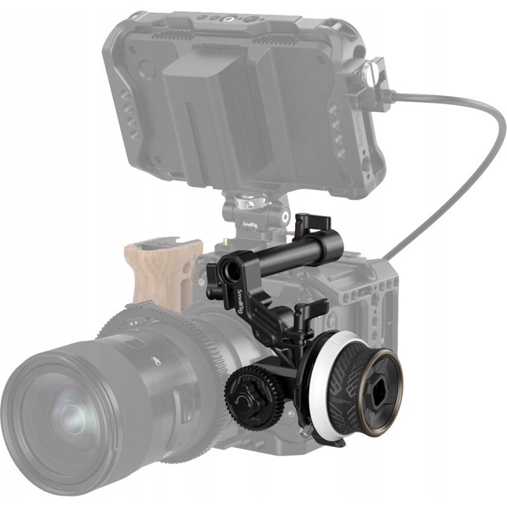 Gimbal stabilizátor SmallRig 3010 Follow Focus Mini, precíz fókuszvezérlés, kompakt, teljes készlet