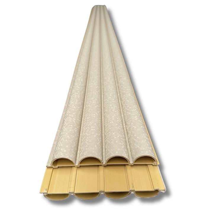 Декоративен, релефен профил, Флутиран панел, хексагон 3D покритие, 190x3000mm FM6004