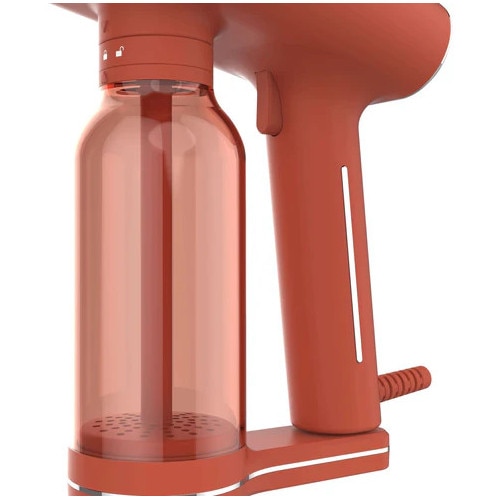 Aparat de calcat vertical cu aburi SteamOne, debit abur 30g/min, capacitate rezervor 400 ml, ideal pentru toate tipurile de material, poate fi folosit si orizontal, sistem anti-picurare, usor de utilizat, portabil, teracota
