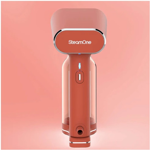 Aparat de calcat vertical cu aburi SteamOne, debit abur 30g/min, capacitate rezervor 400 ml, ideal pentru toate tipurile de material, poate fi folosit si orizontal, sistem anti-picurare, usor de utilizat, portabil, teracota