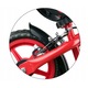 Bicicletă fără pedale Milly Mally Dragon Air, roșie, 10 inch, cadru din aluminiu, frână de mână