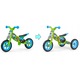 Tricicleta si bicicleta fara pedale 3in1 Milly Mally Look, lemn, sa reglabila, manere antiderapante