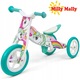 Triciclu/Bicicleta Fuga Milly Mally Look 3-in-1 din Lemn, albastru, 18 luni-25 kg, sezut reglabil