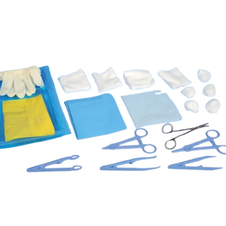 Trusa sterila de unica folosinta pentru suturi