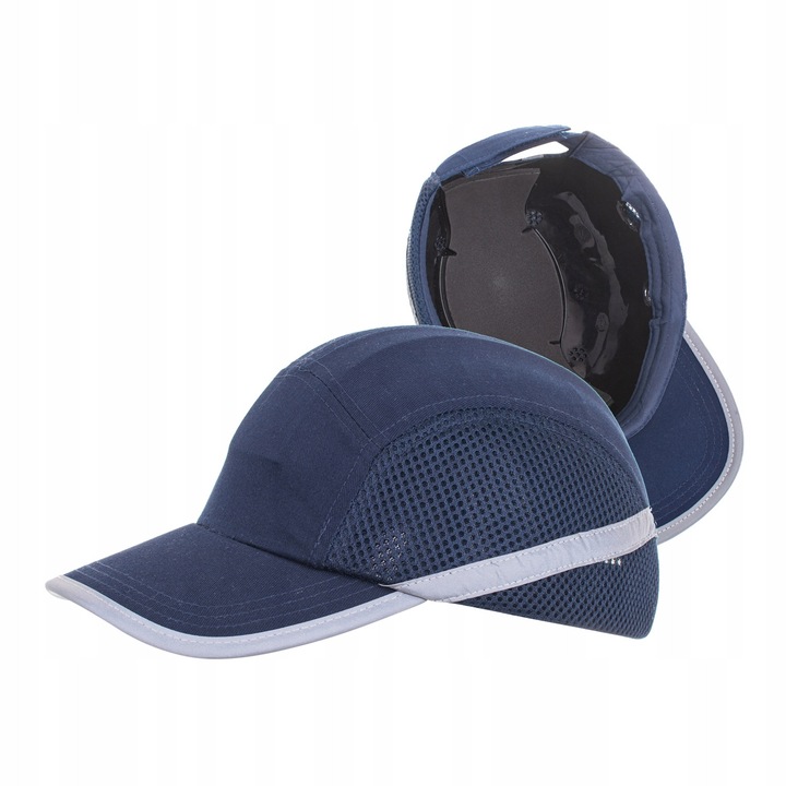 Casca de protecție BUMPCAP Procera, albastru marin, ajustabil, cu plasă de ventilatie
