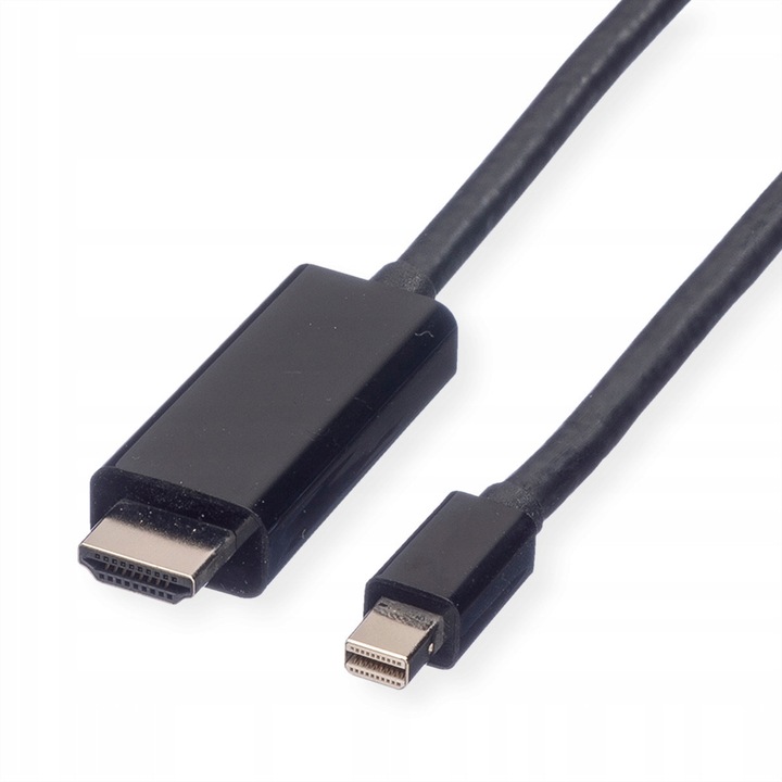 Mini DisplayPort – UHDTV kábel, 3m, fekete, 4K UHD 60Hz