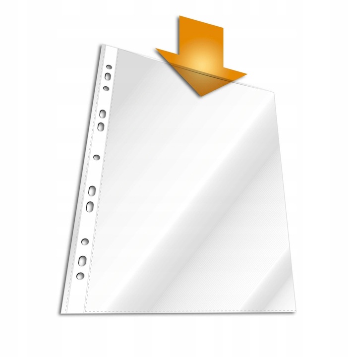 Фолио за защита на документи А4, Durable, комплект 100 броя, 50 микрона, прозрачно