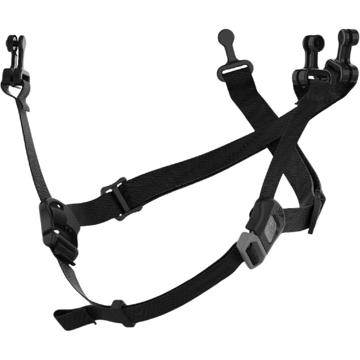 Purtor de barbă pentru cască JSP cu 4 puncte, nylon rezistent, ajustare lungime personalizată