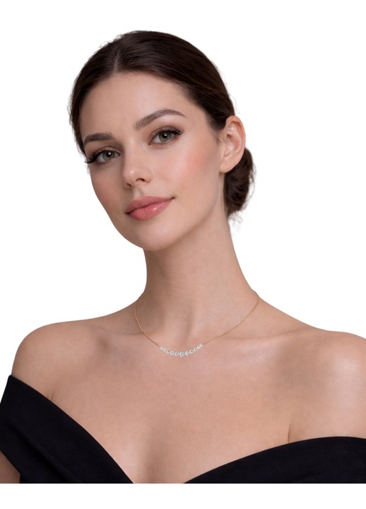 Colier diamante laborator 11Whispers Gold