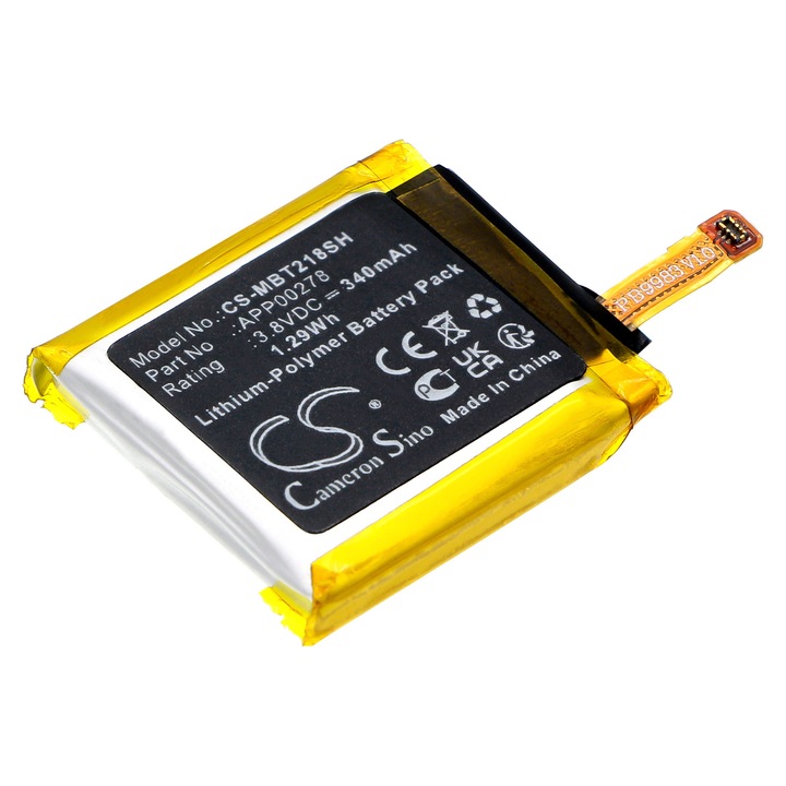 Baterie Li-Polymer 340mAh, Cameron Sino, negru, 27.20x24.30x4.50mm