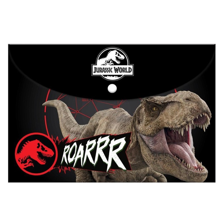 Mapa cu capsa Jurassik World, 20x30cm