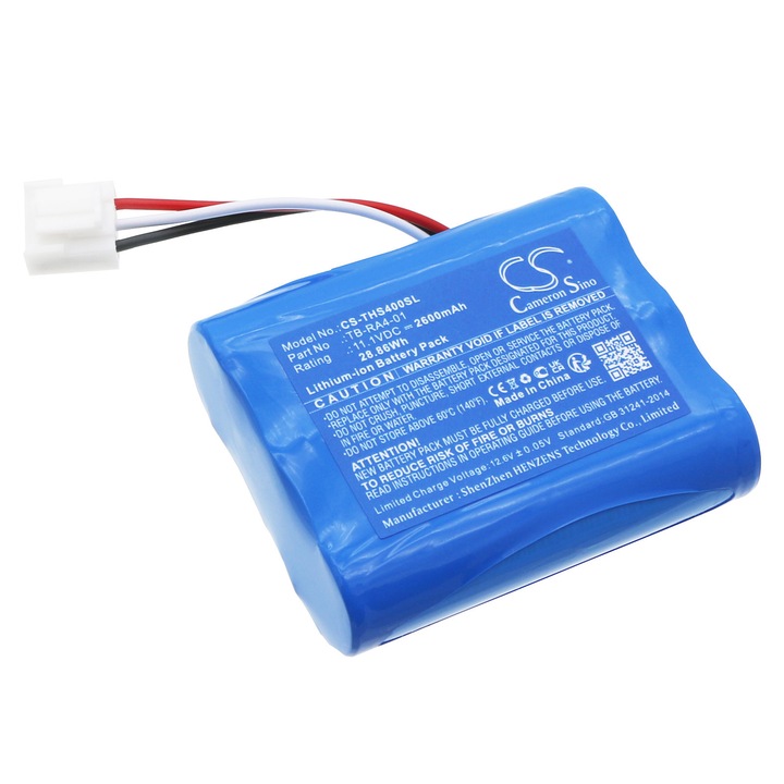 Baterie Li-ion 2600mAh, TCTK CS-THS400SL, Albastru, 66.3x55.3x22.1mm