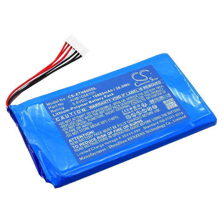 Baterie Li-Polymer 10000mAh Cameron Sino, Albastru, 105.60x58.00x10.00mm
