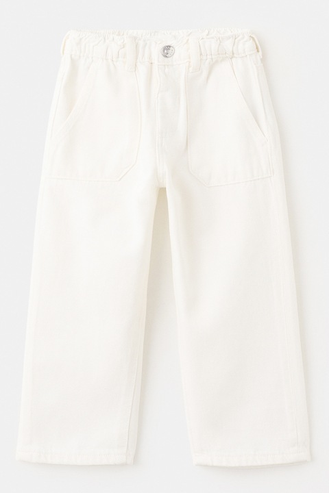 Mango, Blugi drepti cu buzunare, Alb