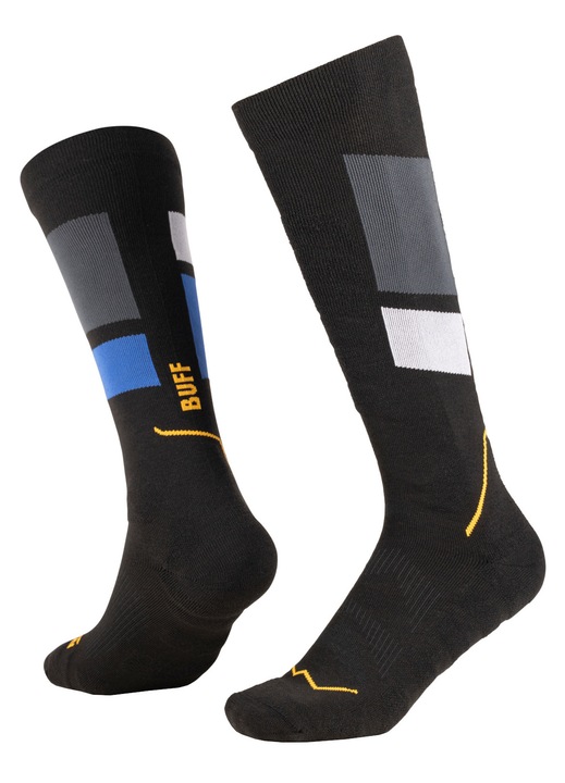 Sosete Unisex, BUFF Thermonet Over The Calf Socks 138868706, Negru