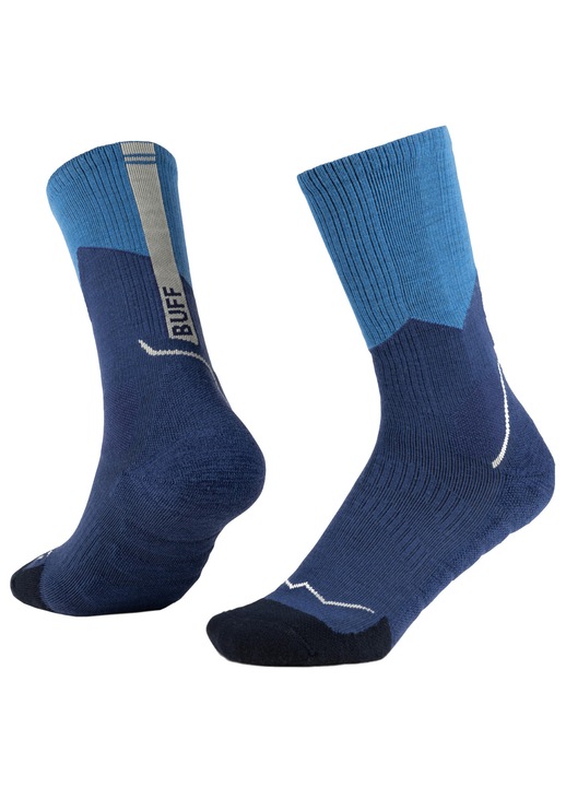 Sosete Unisex, BUFF Merino Midweight Crew Socks 138870707, Albastru