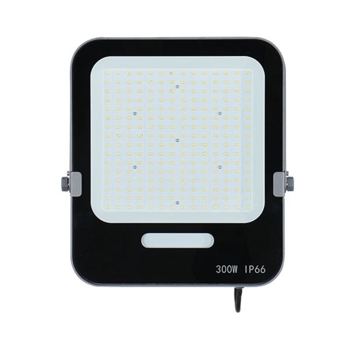 Proiector LED EUROLAMP 300W, 36000 lm, IP66, negru, pentru exterior, lumina rece 6500 k