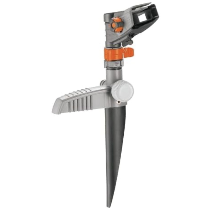 GARDENA Comfort Pulzáló szórófej, 75-490m² lefedettség, 10-25m állítható sugár, műanyag, robusztus kivitel